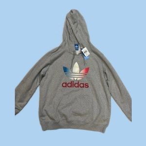 New Adidas hoodie in grey